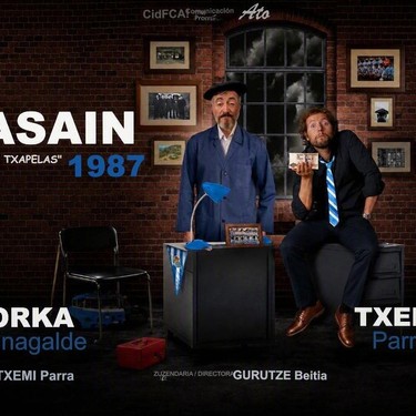 Beasain 1987 "Un asunto de txapelas" antzerkia