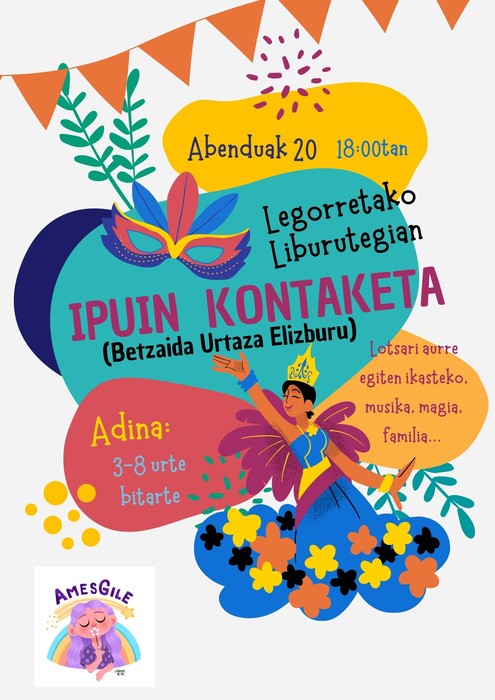 "Zuriñe" ipuin kontaketa