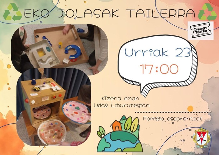 Eko jolasak tailerra