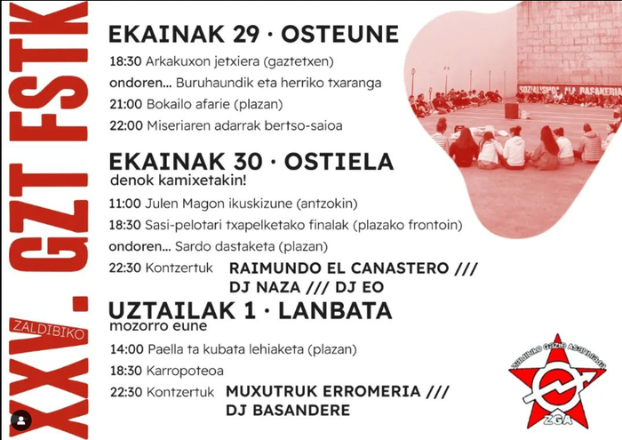 Zaldibiako XXV. Gazte Festak