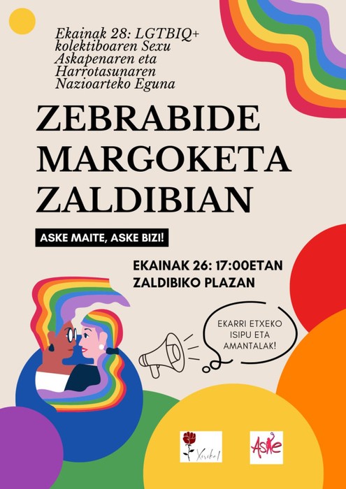 Zebrabide margoketa Zaldibian