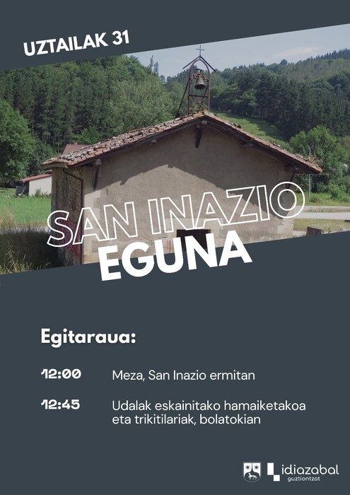 San Inazio eguna: meza eta hamaiketakoa