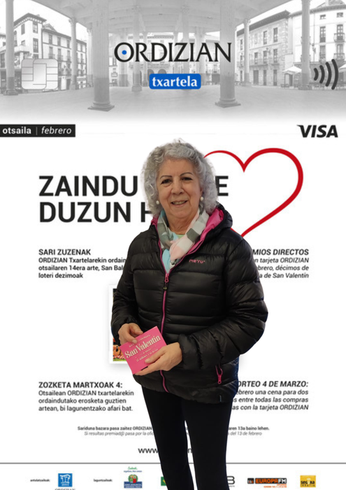 ORDIZIAN VISA TXARTELA: Otsaileko sariak banatzen