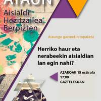 Aisialdi hezitzailea berpizten