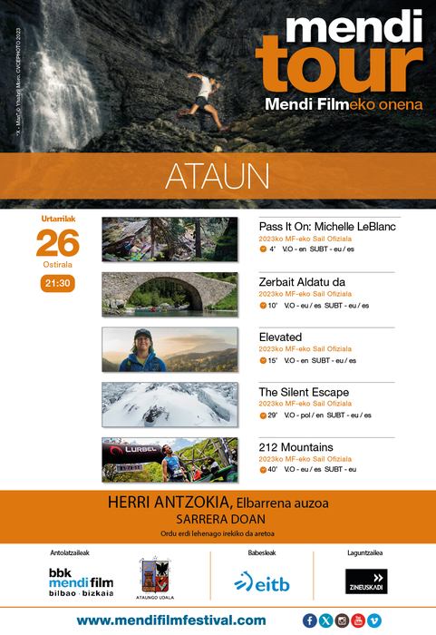 Mendi Tour Ataun: Mendi filmeko onena