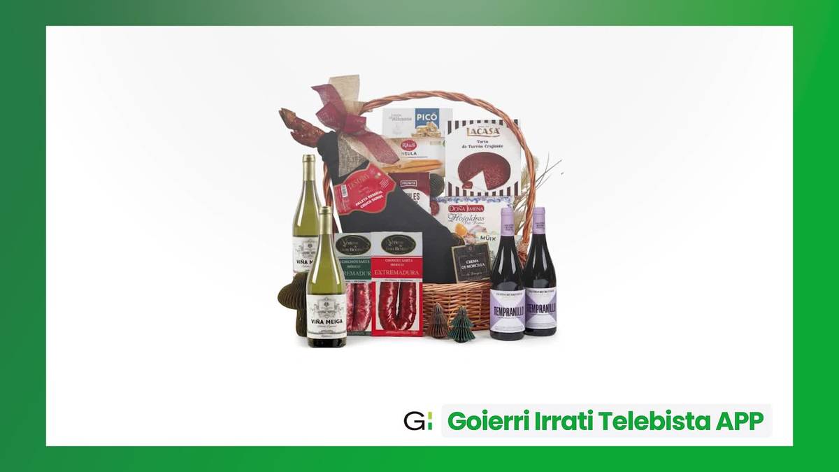 Otorduk eskainitako Gabonetako saskia