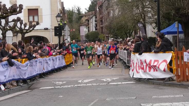 Azken prestaketetan murgilduta, Idiazabalgo Herri Krosaren 45. ediziorako