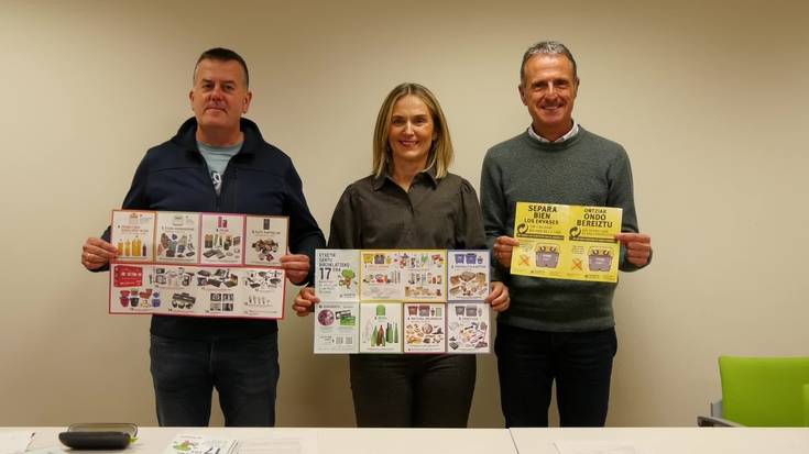 Edukiontzi horiaren erabilpenaren azalpenean sakondu du Sasieta mankomunitateak kanpaina berrian