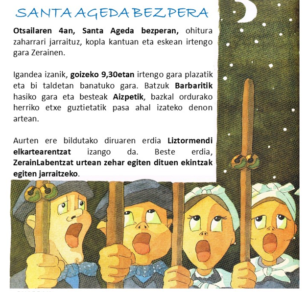 Santa Ageda bezpera