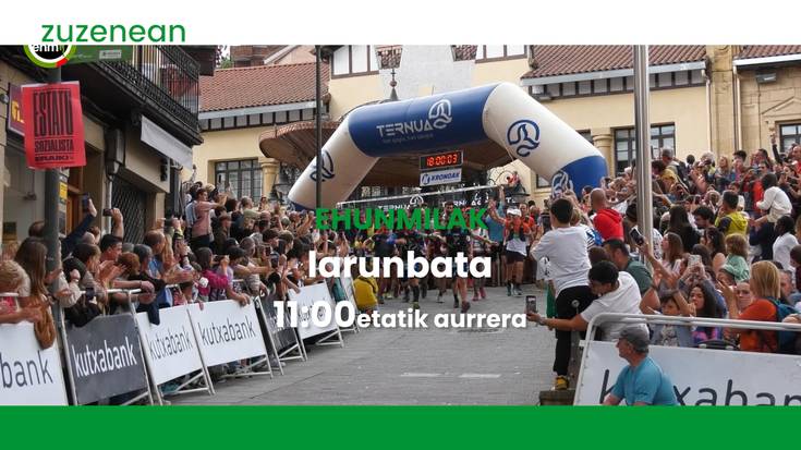 EHM zuzenean larunbatean 11:00etatik aurrera