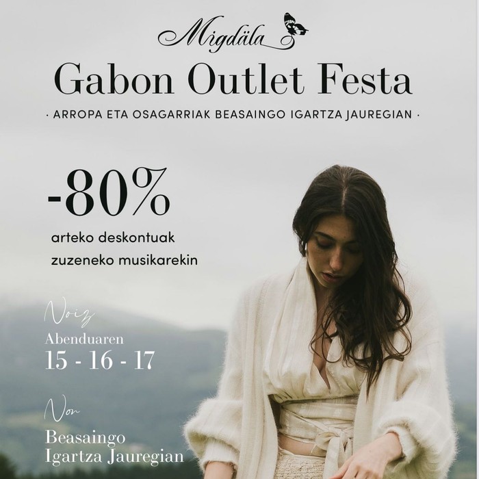 Migdäla Gabonetako Outlet Festa