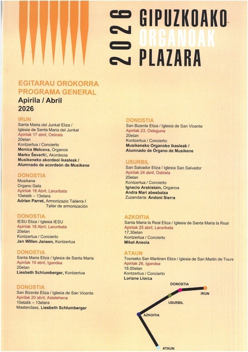 Gipuzkoako Organoak Plazara