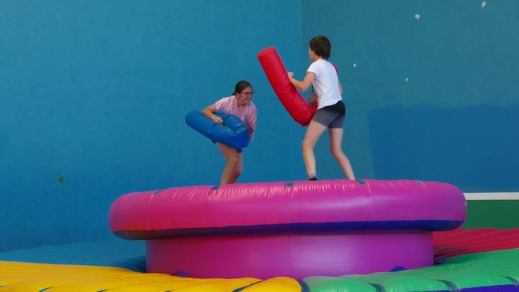 Salto eta brinko San Pedro festetan