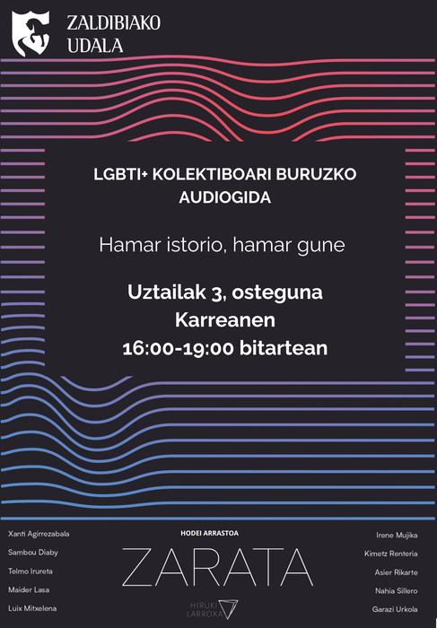 "Zarata", LGTBI+ kolektiboari buruzko audiogida