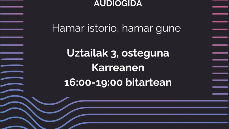 "Zarata", LGTBI+ kolektiboari buruzko audiogida