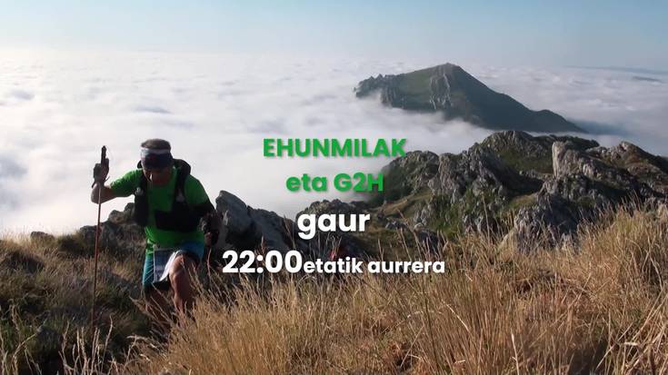 22:00etatik aurrera EHM eta G2H lasterketak