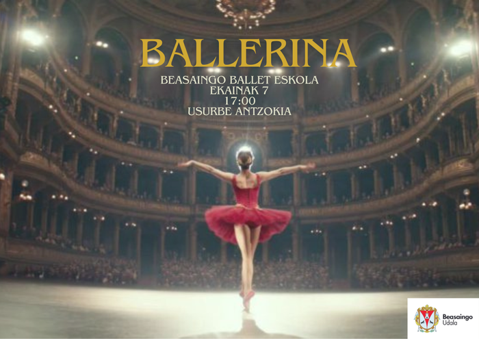 'Ballerina' ballet ikuskizuna ostiralean