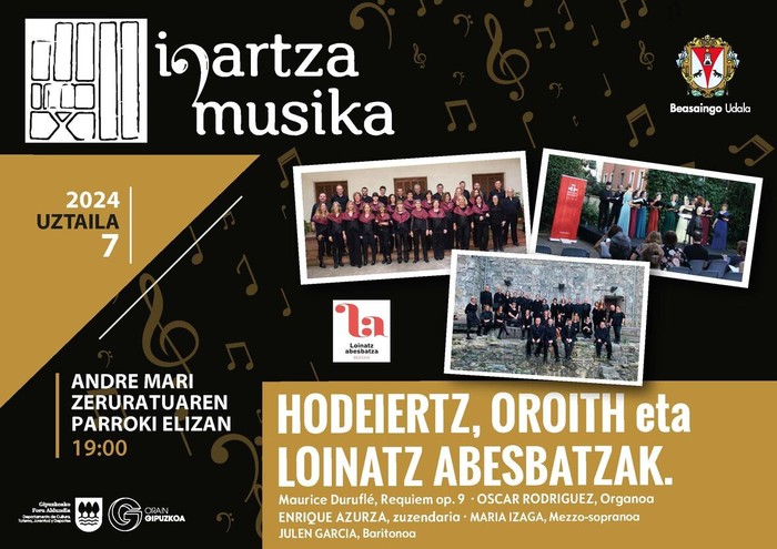 IGARTZA MUSIKA: HODEIERTZ, OROITH eta LOINATZ ABESBATZA