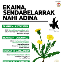 Ekaina, sendabelarrak nahi adina
