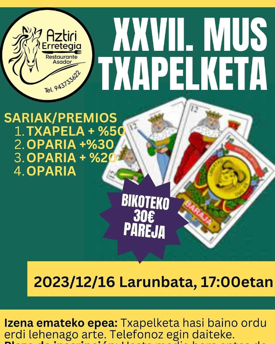 XXVII. Mus Txapelketa