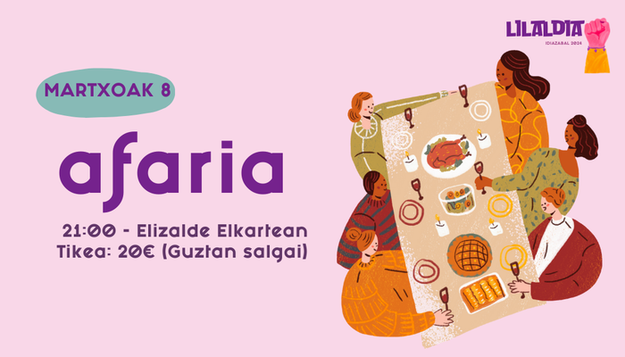 Martxoak 8 Idiazabal | Afaria