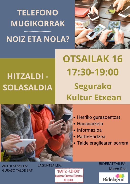 Telefono mugikorrak. Noiz eta nola?