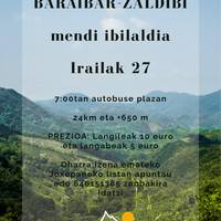 Baraibar-Zaldibia mendi ibilaldia