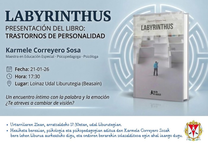"Labyrinthus" liburuaren aurkezpena