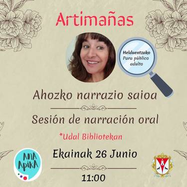 "Artimañas" narrazioa saioa publiko helduarentzat