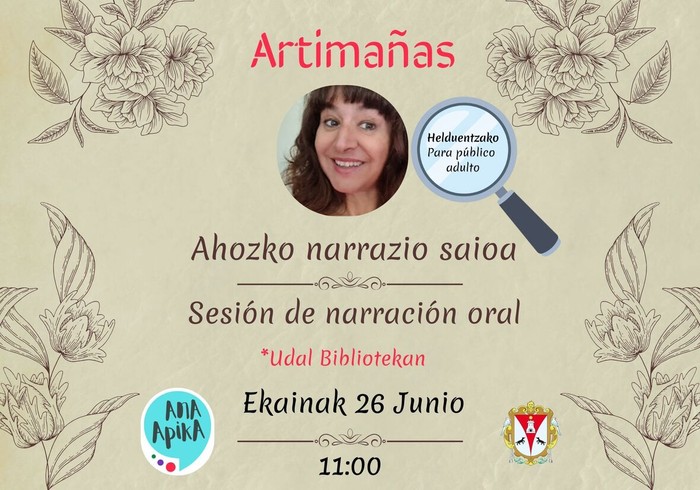 "Artimañas" narrazioa saioa publiko helduarentzat