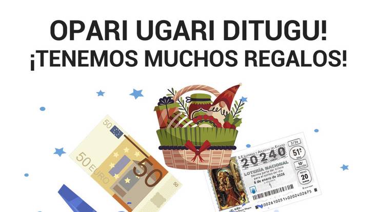 ABENDUAN, OPARI UGARI ORDIZIAN TXARTELAREKIN ORDAINTZEN DUTENENTZAT!