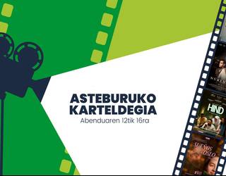 Asteburuko zinema eta antzerki karteldegia