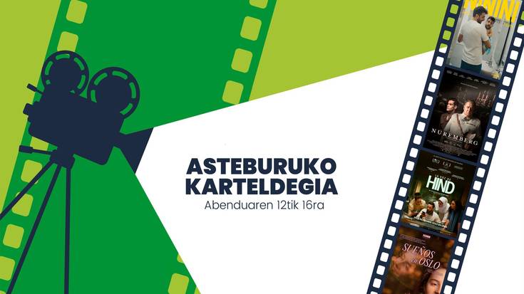 Asteburuko zinema eta antzerki karteldegia