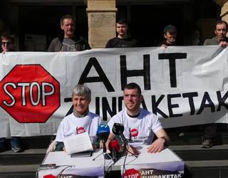 Igandean zundaketen aurka egingo den ibilaldira gonbidatu ditu herritarrak STOP Zundaketak - AHTrik EZ! ekimenak