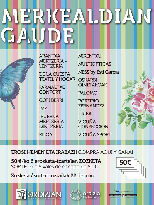 Bihar hasiko da "Merkealdian Gaude" kanpaina: erosi Ordizian eta irabazi!