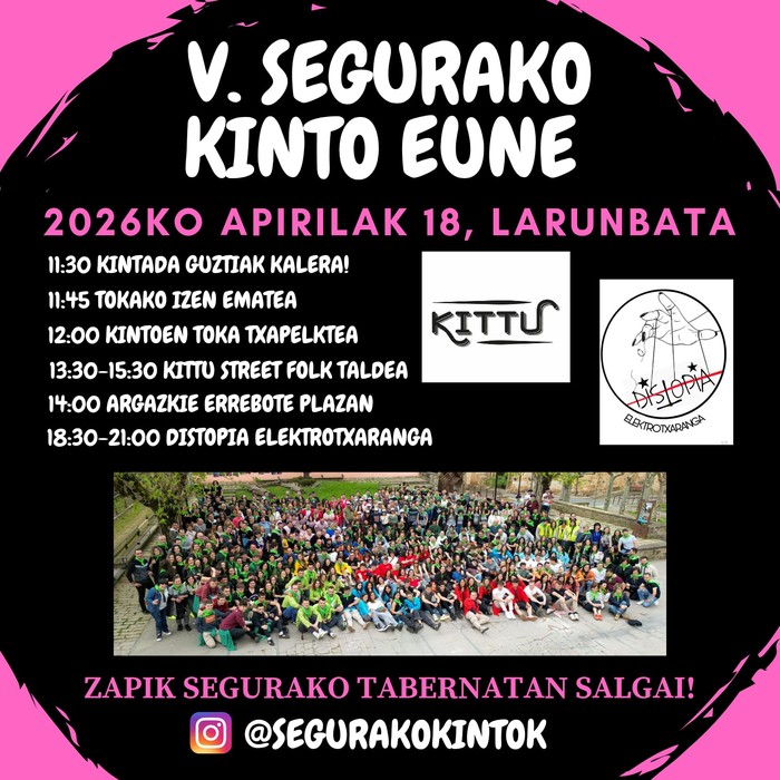 V. Segurako kinto eune