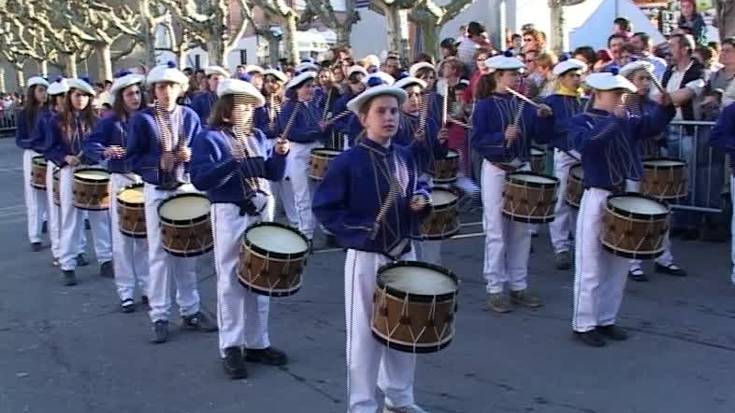 Lazkaoko festak haurren danborrada