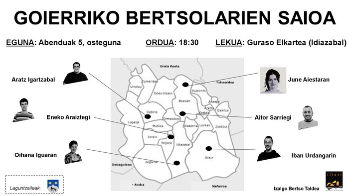 Goierriko bertsolarien saioa