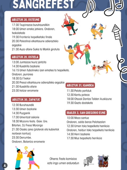 San Gregorioko festak