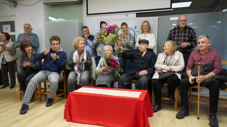 Mª Pilar Usabiaga eta Hortensio Gomez izan ziren San Martin eguneko omenduak Urbiberrin