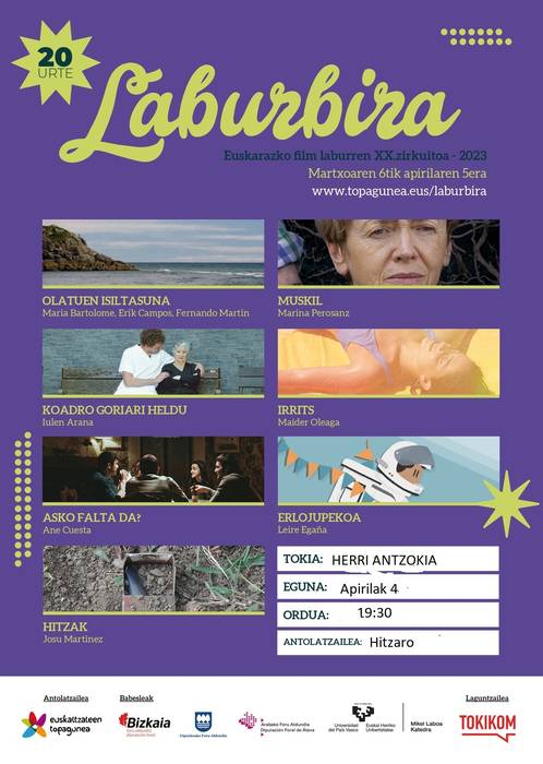 Laburbira 2023 gaur euskal zinemako zazpi film laburrekin