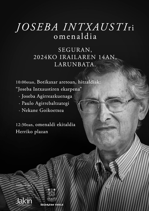 Joseba Intxaustiri omenaldia