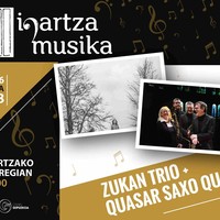 Igartza Musika: Trio Zukan + Quasar saxophone quartet
