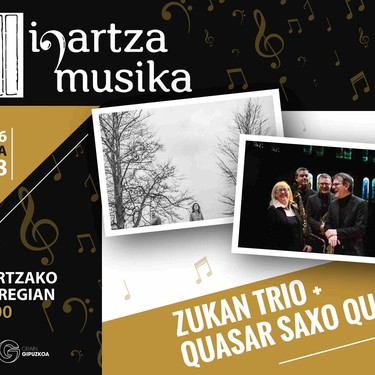 Igartza Musika: Trio Zukan + Quasar saxophone quartet