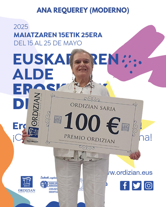 EUSKARAREN ALDE EROSKETAK DEBALDE: ANA REQUEREY (MODERNO)