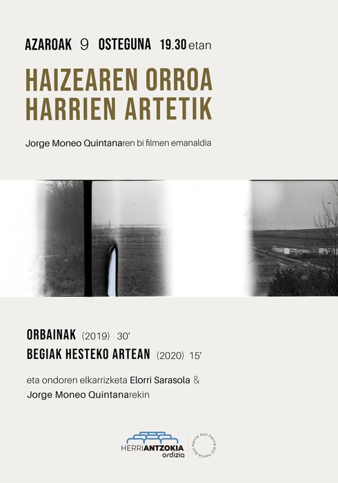 Haizearen orroa harrien artetik