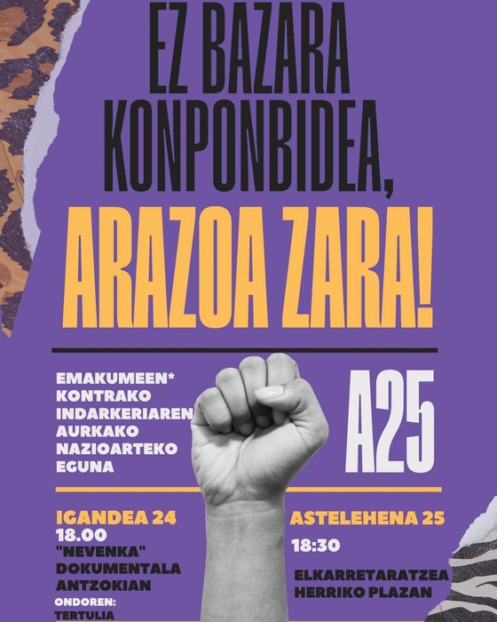 A25 elkarretaratzea | Aiuri Talde Feminista