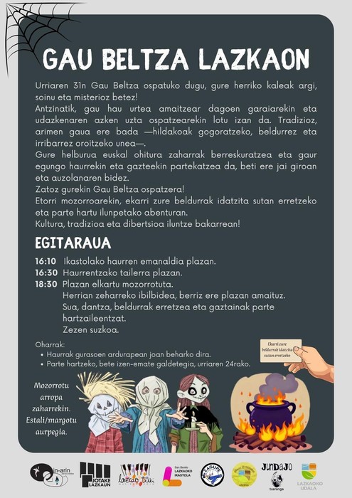 Gau Beltza Lazkaon