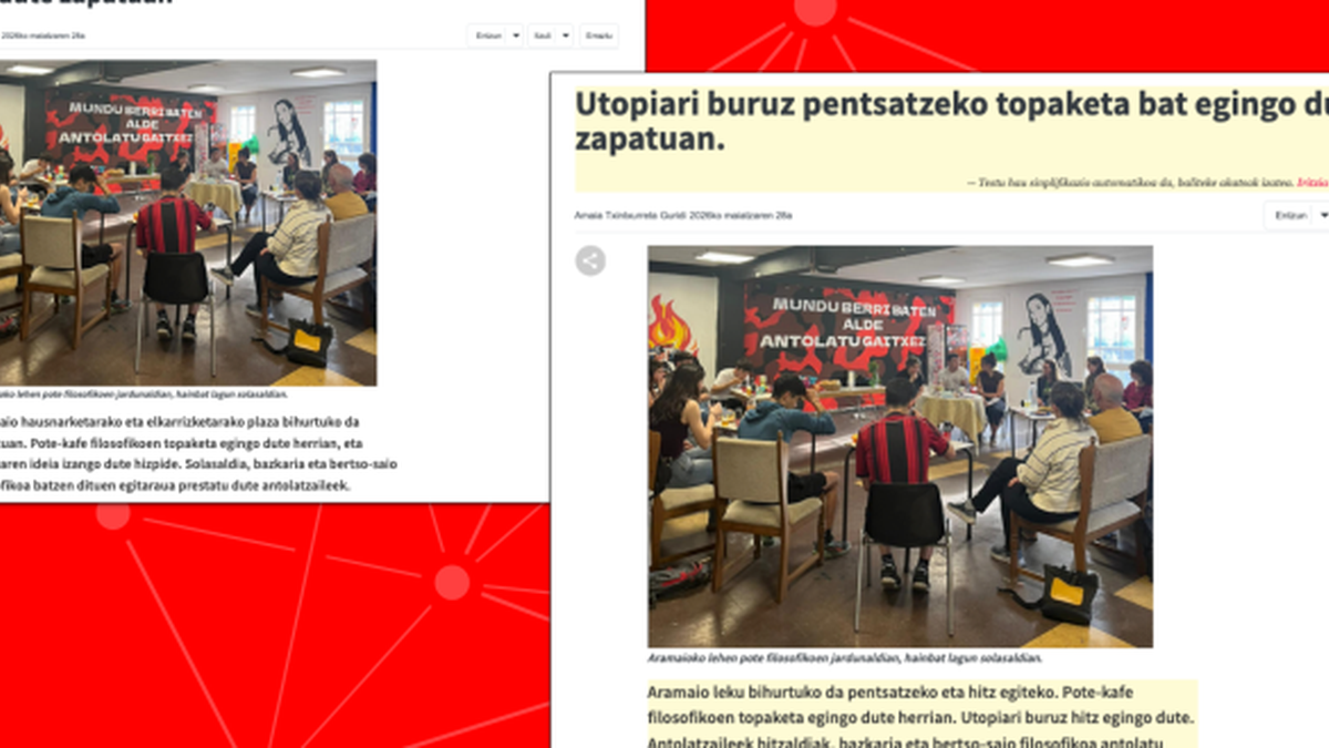 Sinpleago, baina mamia galdu gabe