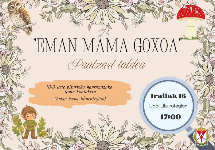 "Eman mama goxoa" ipuin kontaketa